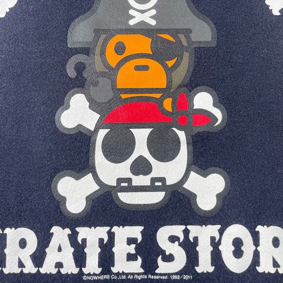 BAPE Pirate Store 2011 Pullover Hoodie Size L - Picture 3 of 7